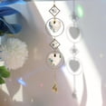 thumbnail image 3 of Crystal Love Star Moon Metal Ring Hanging Home Car Pendant (25) Ndcxsfigh Nuevos Originales, 3 of 8