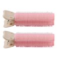 thumbnail image 1 of Lot de 2 bigoudis à cheveux portables, outil de coiffure pour femmes et filles, rose, 1 of 4