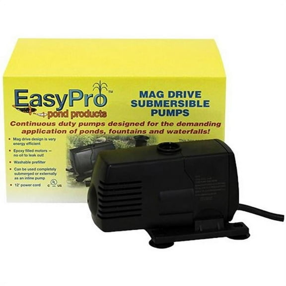 EasyPro EP200 Submersible Magnetic Drive Pump - 200 GPH