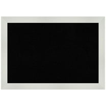 Amanti Art Black Cork Board Framed Mosaic White Bulletin Board 40 in. x 28 in.