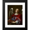 thumbnail image 2 of Simon Vouet 19x24 Black Modern Framed Museum Art Print Titled - Angels with Attributes of the Passion; Angel Holding the Vessel and Towel for Washing the Hands of Pontius Pilate (1627), 2 of 5