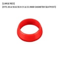 thumbnail image 4 of sweethay Tija de sillín de bicicleta, anillo de silicona, cubierta antipolvo, impermeable, para bicicleta de montaña, accesorios protectores para Ciclismo Rojo L sweethay OD000349-06, 4 of 6
