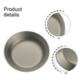 thumbnail image 4 of Camping Titanium Tableware Plate Bowl Dish Outdoor Tableware Ultralight Cookware Titanium Tableware Plate Bowl Dish Titanium, 4 of 9