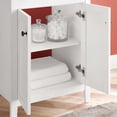 thumbnail image 5 of Sink Vanity Cabinet, Wood, White Black, Modern Contemporary Urban Design, Hotel Bedroom Bathroom Master Suite Guest, 5 of 10