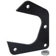 thumbnail image 2 of Allstar Performance ALL55962 AMC Pacer Front Brake Caliper Bracket with Driver & Passenger Side Mount for GM Metric Caliper, Natural, 2 of 3