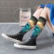 thumbnail image 5 of Fotbe Colorful Flower Bird Calcetas Divertidas Estampadas para Hombre y Mujer, Calcetas de Algodón hasta la Rodilla para Caminar, Correr, Enfermería y Embarazo, 5 of 6