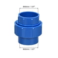 thumbnail image 2 of Conector rápido de unión de fitting de tubería de 20mm x 20mm, socket de solvente, azul, 50mm x 50mm, 2 of 3