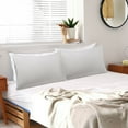 thumbnail image 2 of PiccoCasa 2Pcs Washed Microfiber Pillowcases Soft Envelope Light Gray Queen(20"x30"), 2 of 7