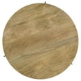 thumbnail image 3 of Pemberly Row Round Solid Wood Coffee Table in Natural and Black, 3 of 6