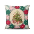 thumbnail image 4 of Colorful Xmas Ball Hello Winter Pine Throw Pillow Case Modern Throw Pillow Case 18 x18 Inches 4 Pack Christmas Pillowcase for Indoor Home Bedroom, 4 of 7