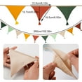 thumbnail image 3 of Nursery Room Fabric Garlands 2.6m Long Fringed Flags Bunting for Children Room Decoration Wall Decors Haning Banners Flags, 3 of 9