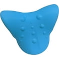 thumbnail image 4 of Rehabilitation Advantage Neck & Shoulder Relaxer – Ergonomic Cervical Spine Alignment Pillow and Neck Stretcher for Pain Relief, Muscle Tension & Posture Support – Blue, 8.5" x 7" x 4.5", 4 of 7