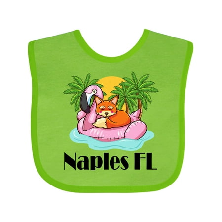 

Inktastic Naples Florida Beach Vacation Boys or Girls Baby Bib