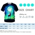 thumbnail image 4 of WHNBCW Traditional Deer T-Shirt Funny Animal Graphic Tee Shirt, 4 of 7