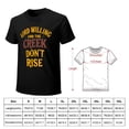 thumbnail image 2 of Lord Willing And The Creek Don’t Rise Energetic Men's Cotton Short Sleeve HD Print Tee for Casual T-Shirt Crew Neck Top Black S, 2 of 7