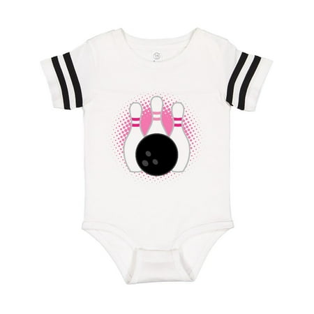 

Inktastic Bowling Pins Cute Bowler Gift Baby Girl Bodysuit