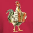 thumbnail image 3 of CafePress - Accordian Chicken Dark T Shirt - Men's Classic Graphic Cotton T-Shirt, 3 of 4