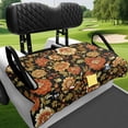 thumbnail image 4 of Uourmeti Golf Cart Seat Cover Washable Terry Cloth, Compatible with Sports Club Car Golf Cart, for Club Cars EZGO, Flowers, 4 of 8