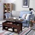 thumbnail image 4 of Gymax Lift Top Coffee Table and Lower Shelf Living Room Home Decor, 4 of 10