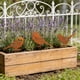 thumbnail image 4 of Decoraciones para macetas de jardín Estacas metálicas exteriores • Silueta de hierro forjado Arte de jardín • Insertos de decoración marrón para jardín • Juego de 2 adornos resistentes a la intemperie, 4 of 6