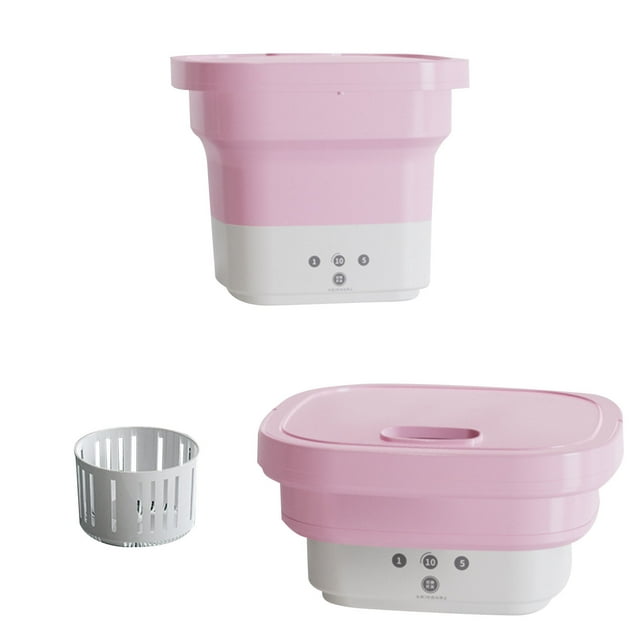 Daily Qaailabf Machine à Laver sous-Vêtements Pliable Déshydratante Mini Portable 6L