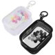 thumbnail image 5 of Clear Zipper Doll Pouch with Keychain Mini Figurine Display Bag for Collectibles, Transparent Storage Case for Dolls & Figures, Stylish Handbag for, 5 of 5