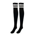 thumbnail image 2 of VONKY Girls Over Knee Socks Thigh High Thick Stripe Stocking, 2 of 9