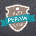 thumbnail image 3 of CafePress - Best Pepaw Ever - Men's Long Sleeve Charcoal Pajama Set, 3 of 7