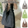 thumbnail image 2 of PFDDRW Large Capacity Knitted Handbags Knitted Woven Large Capacity Shoulder Gtw L9, 2 of 8