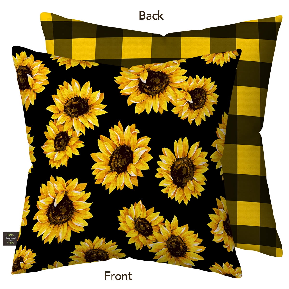 Briarwood Lane Summer Indoor/Outdoor Pillow 17x17 Sunflowers For Summer Pillow