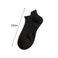 thumbnail image 6 of Eoperou 1 Pair Men Socks Short Cut Low-tube Solid Color Thin Soft Breathable Sweat Absorption No Odor Anti-slip Elastic Quick-drying Casual Sports Socks, 6 of 8