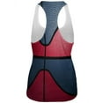 thumbnail image 2 of Championship Basketball Red & Navy Blue All Over Womens Work Out Tank Top Multi SM, 2 of 2