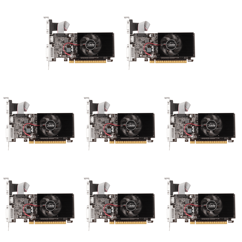 SAPLOS Geforce GT 610 Scheda Video, 2GB DDR3 64-bit, VGA HDMI, Low