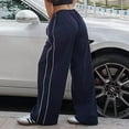 thumbnail image 2 of Cotton Parachute Cargo Pants Drawstring Elastic Waist Y2k Style Loose Trousers, 2 of 9