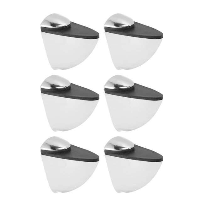 Soporte para estante de vidrio Jadeshay K169 6 piezas Abrazadera para vidrio boca de pez