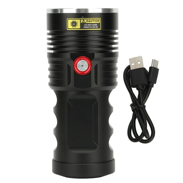 Pequeña linterna de luz negra, linterna de luz negra Linterna súper UV Antorcha de luz negra Estética elegante Jadeshay A