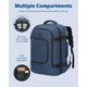 thumbnail image 5 of Mochila de viaje Hynes Eagle 40L Flight Approved Blue 2024, 5 of 9