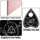 thumbnail image 4 of Tablero de espíritus de madera, tablero de péndulo, tableros parlantes de madera con planchette, kit de adivinación de radiestesia negro, búsqueda de espíritus, mensaje metafísico, 4 of 9
