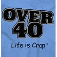 thumbnail image 2 of Over 40 Birthday Sarcastic Novelty Plus Size Crewneck Graphic Tee Shirt Brisco Brands 2X, 2 of 5