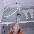 thumbnail image 3 of Cepillo removedor de drenaje de fregadero Flexible, removedor de orificio de drenaje de refrigerador, Kit de herramientas de limpieza, cepillo de limpieza de fregadero para refrigeradores domésticos Adepaton 2035458, 3 of 9