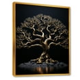 thumbnail image 2 of Designart "Dark Ambience Baobab" Tree Baobab Floater Framed Canvas Wall Art, 2 of 5