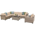 thumbnail image 1 of Hampton 8 Piece Outdoor Wicker Patio Furniture Set 08b, 1 of 7
