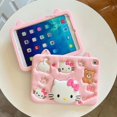 thumbnail image 3 of Sanrio Hello Kitty Silicone Protective Case with Holder for Apple iPad 10th Gen iPad Mini 2 3 4 5 6 iPad 7 8 9 10.2in, 3 of 15