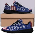 thumbnail image 3 of Patriot Jesus As For Me and My House We Will Serve The Lord Shoes Sneakers Black Size 6, 3 of 7