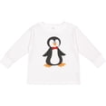thumbnail image 3 of Inktastic Cute Penguin, Little Penguin, Penguin with Bow Tie Boys or Girls Long Sleeve Toddler T-Shirt, 3 of 5
