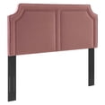 thumbnail image 2 of Modway Cynthia Performance Velvet Twin Headboard in Dusty Rose, 2 of 9