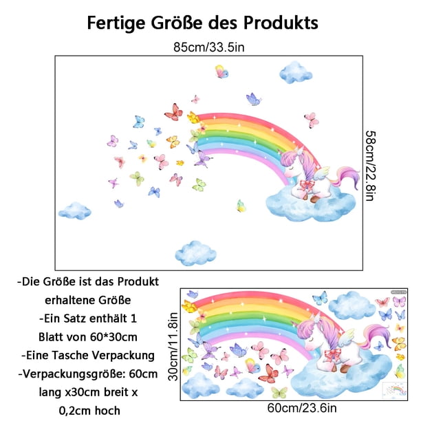 Pegatina De Pared De Unicornio Para Habitación De ... - Grandado