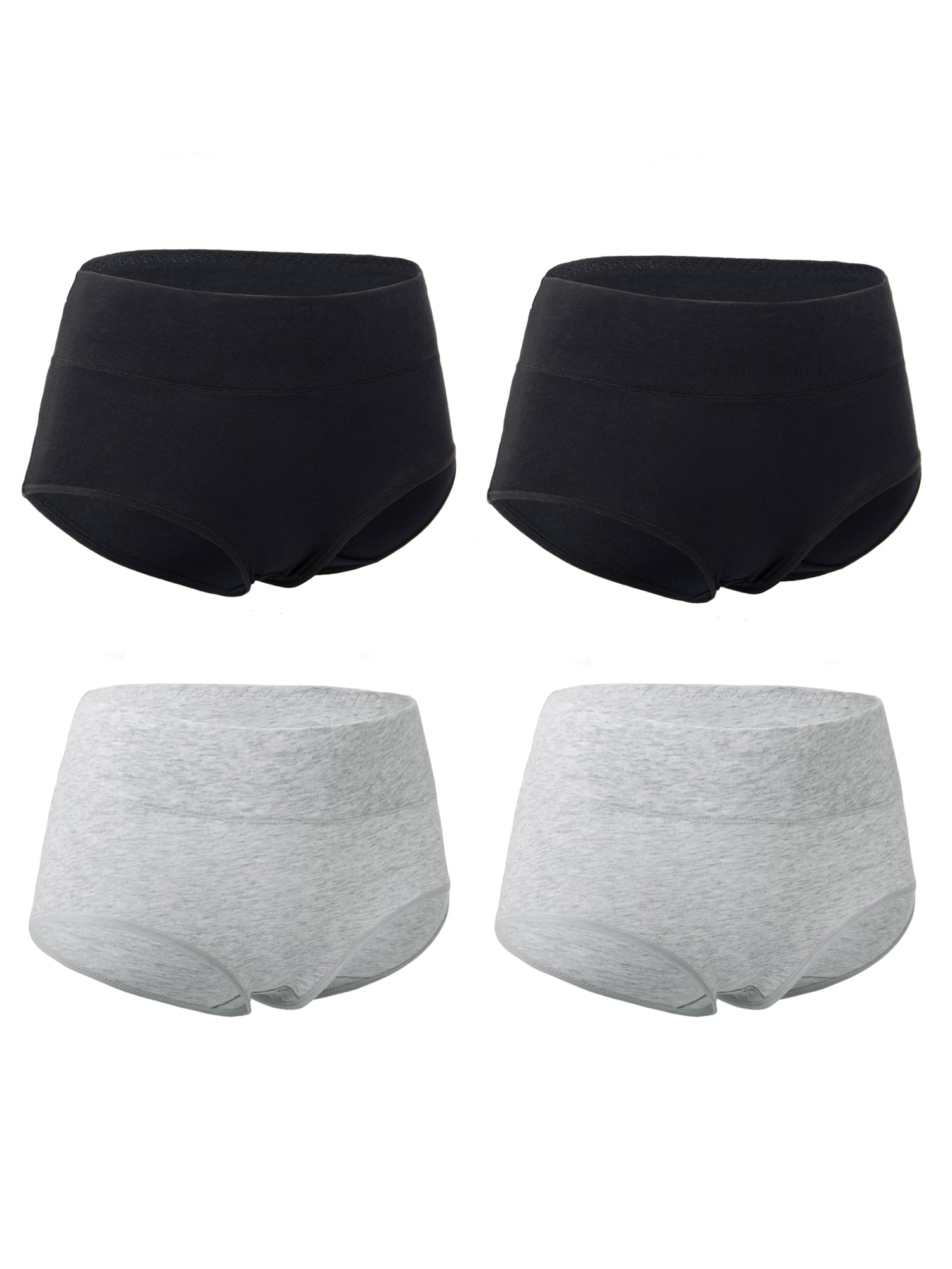 SAYFUT Womens' Comfort Cotton Briefs Firm Tummy Control Underwear