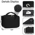 thumbnail image 4 of Fammart Insulated Lunch Box for Unisex, Thermal Reusable Durable Freezable Lunch Bags for Kids Boys Girls Men Women - Small Soft Cooler Portable Lunch Tote Kit for Work Picnic Travel, Black, 4 of 8