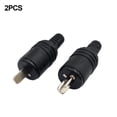 thumbnail image 1 of 2 Pin DIN Hi-Fi Speaker Plug Cable Audio Connector PACK of 2 - Screw Connections, 1 of 6